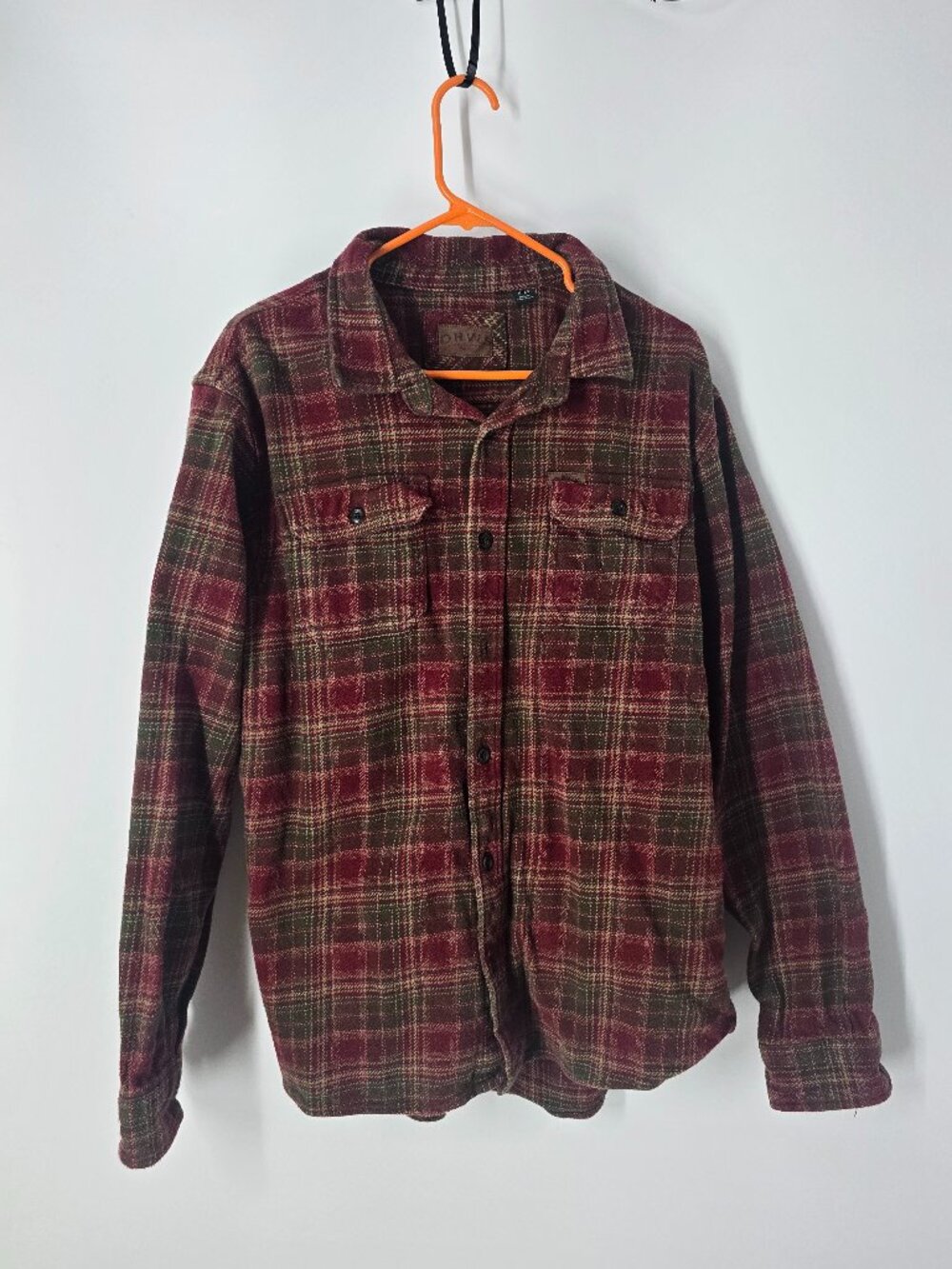 Orvis Classic Collection plaid button-front shirt jacket